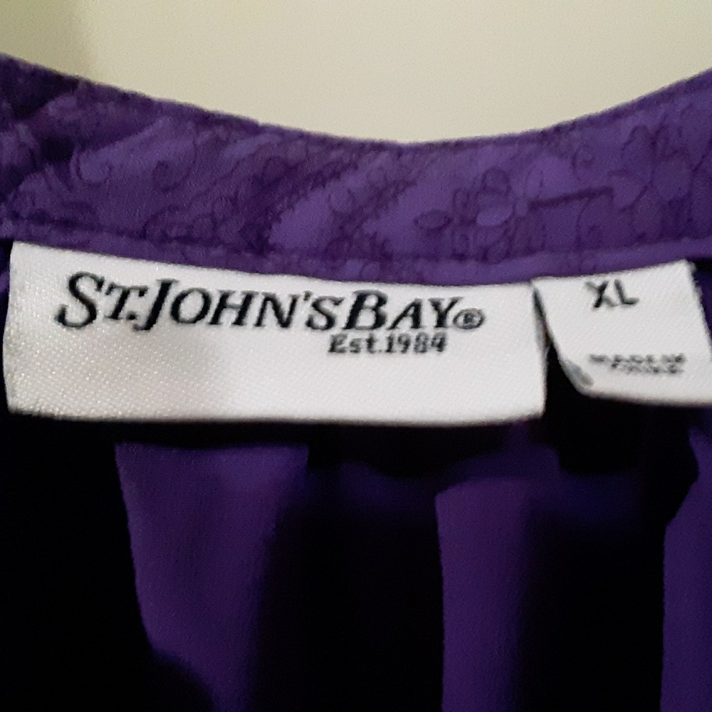 Purple pullover blouse - Picture 5 of 5